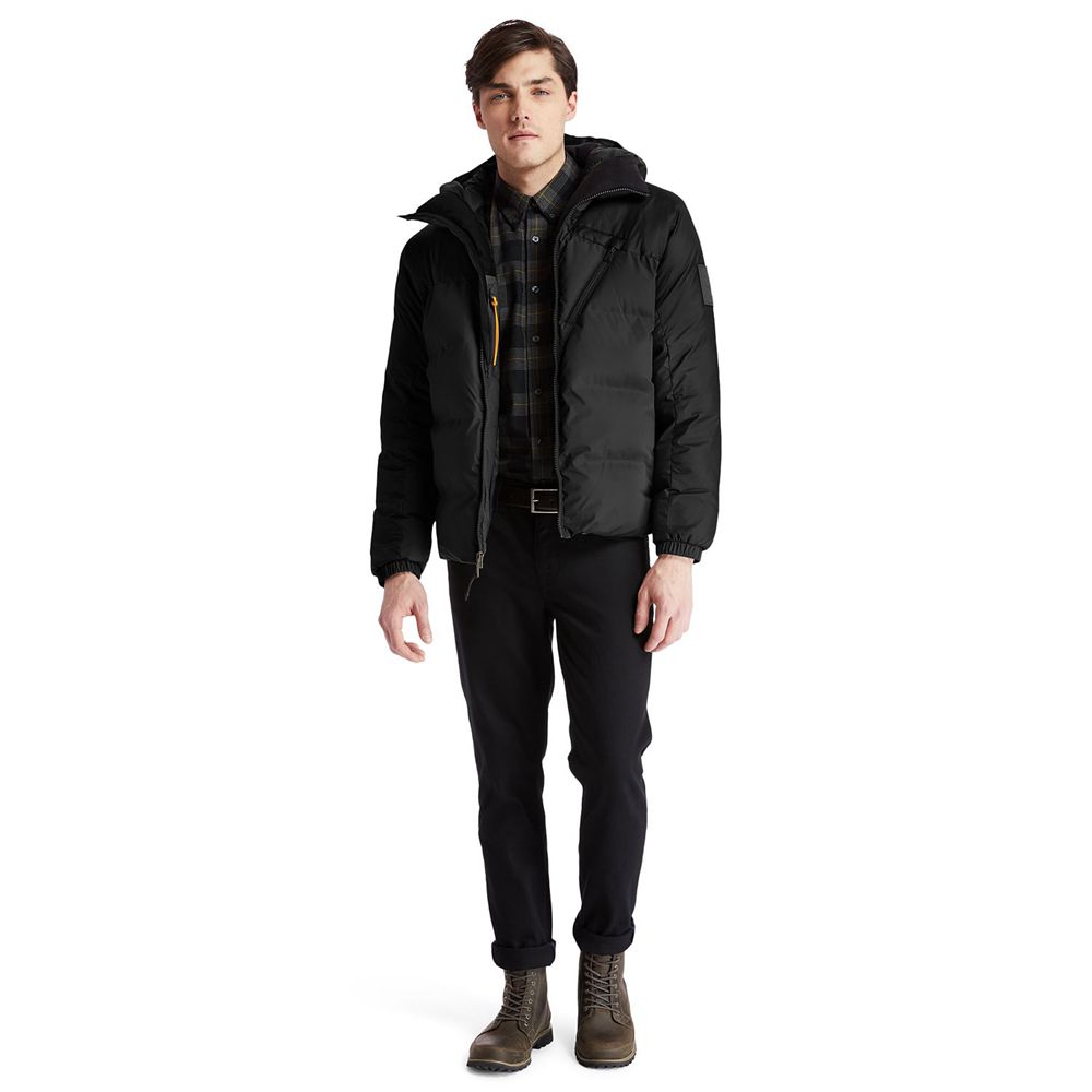 Timberland Mens Jackets Neo Summit Hooded Winter - Black - India CW3540682